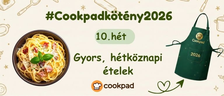 📣 Köténykihívás 2026 a Cookpaden❗️