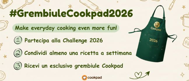 #GrembiuleCookpad2026