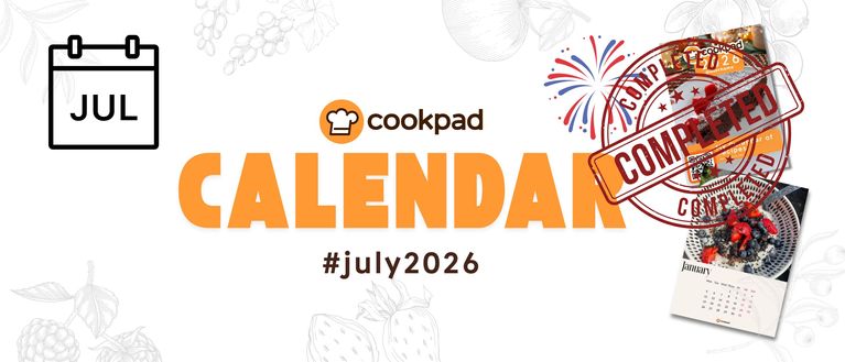 🗓️ Cookpad Calendar Challenge - July 🍦