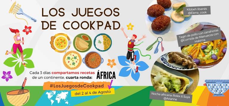🤾🏻‍♂️🍩🏃🏽‍♀️Los juegos de Cookpad: África 🌍🦒