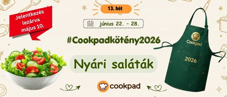📣 Köténykihívás 2026 a Cookpaden❗️