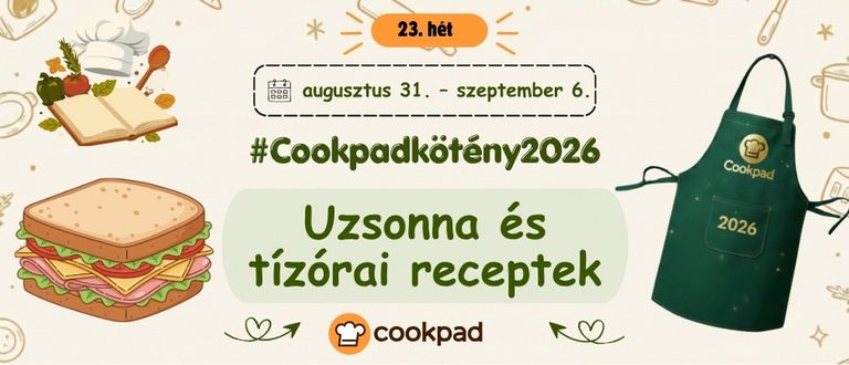 📣 Köténykihívás 2026 a Cookpaden❗️
