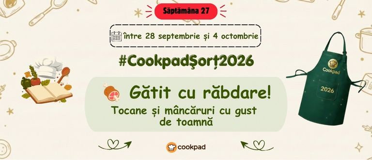 Cookpad Sort 2026. Săptămână 27