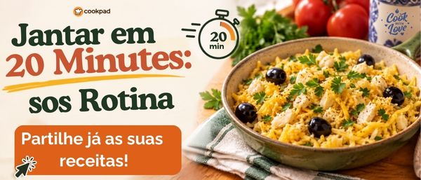 Jantar em 20 Minutos: SOS Rotina ⏱️