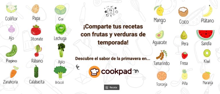 ¡Recetas con ingredientes de temporada!