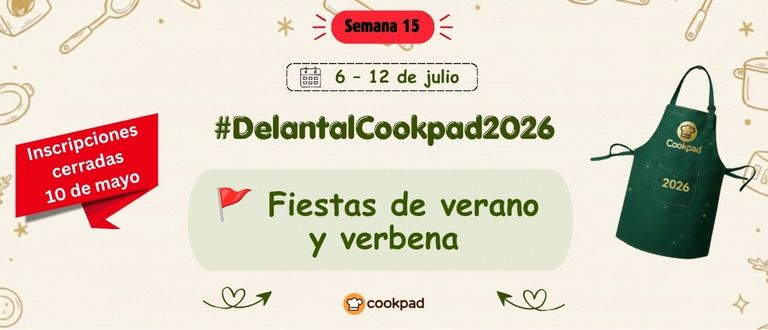 15º semana: Delantal de Cookpad 26'