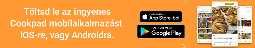Cookpad mobilalkalmazás letöltése