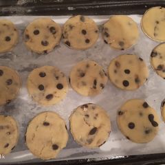 A picture of Chocolate chip cookies no brown sugar.
