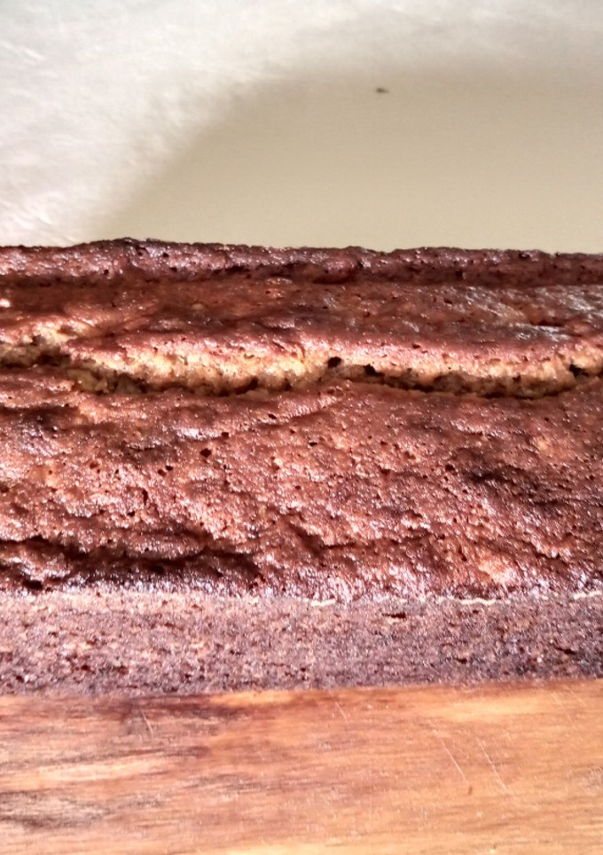 Una foto de Budín de banana fácil