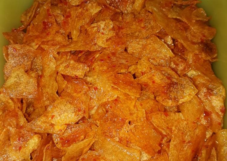 Langkah Mudah untuk Menyiapkan Kering kentang pedas manis Anti Gagal