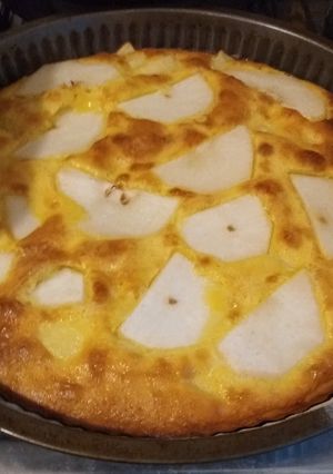 Una foto de Torta de pera