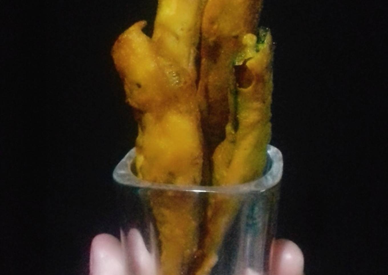 Cheesy Banana Peel fingers