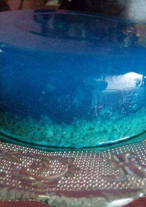 Foto resep Puding Lumut Ocean Blue