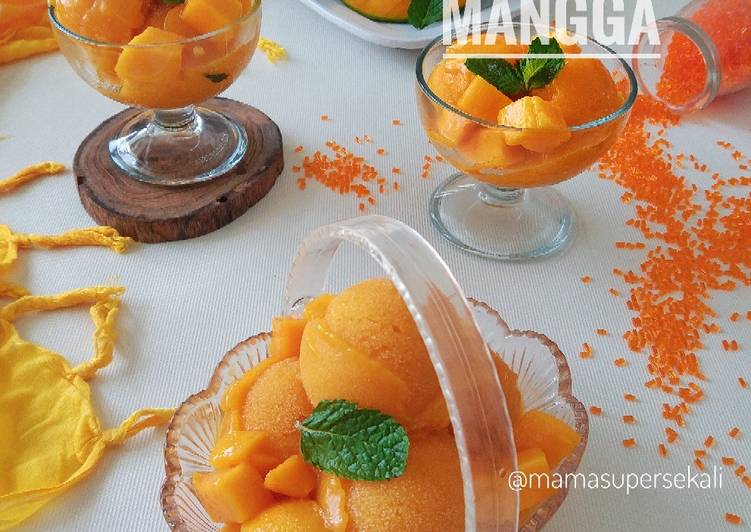 Resep Sorbet mangga yang Enak