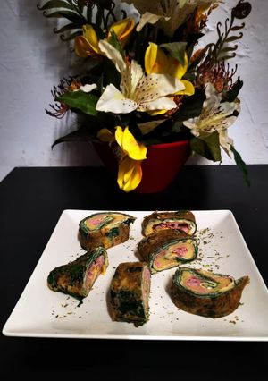 Una foto de Rollito de espinacas