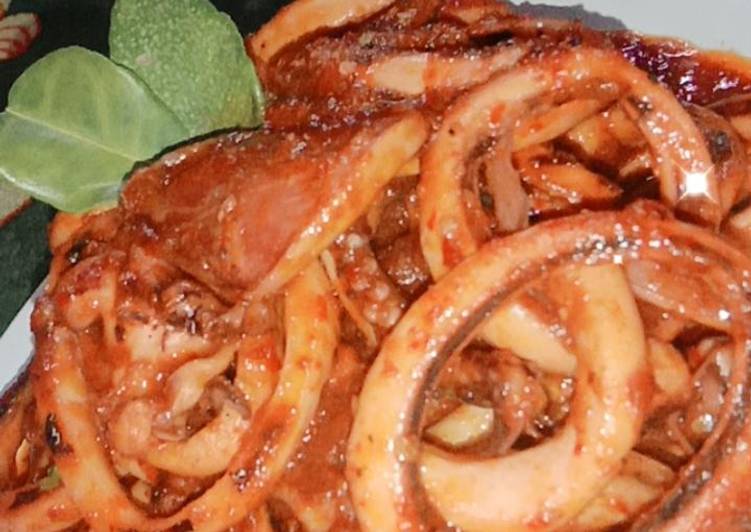 Resep Cumi Saus Padang yang Lezat Sekali