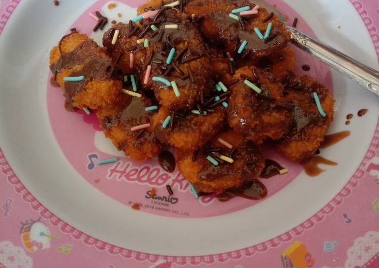 Pisang coklat crispy