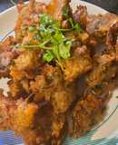 Makai raw potato fritters