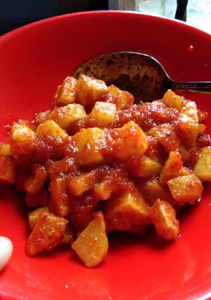 Foto resep Sambal kentang goreng