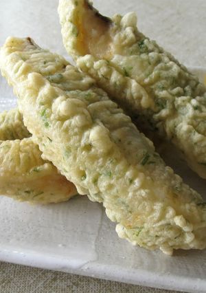 A picture of Trevally ‘Isobe-age’ Tempura.