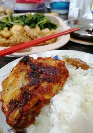 Foto resep Ayam bakar taliwang bumbu pecel