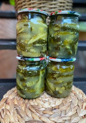Фото Салат з огірків на зиму 🥒.