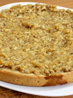 Фото Ореховый пирог с яблоками.