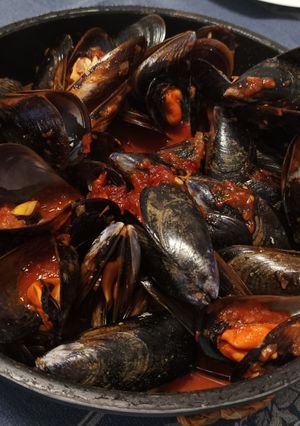 Una foto de Mejillones tigre de mi padre