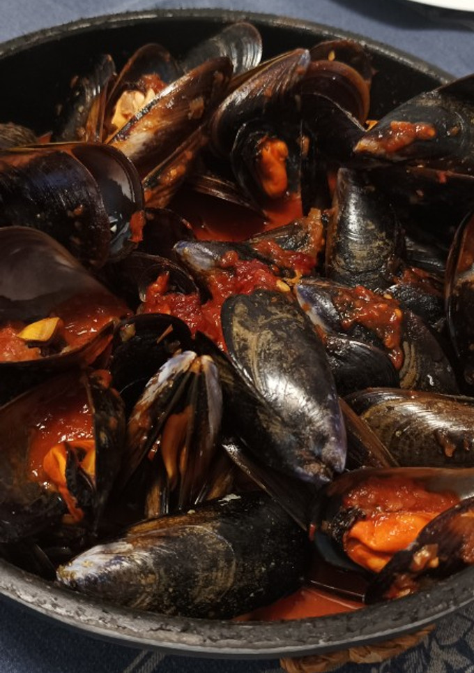 Una foto de Mejillones tigre de mi padre