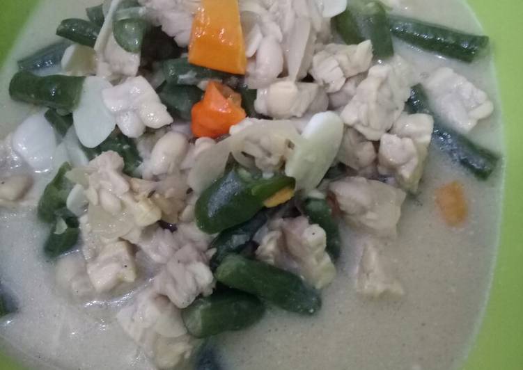 Kacang Panjang Kuah Santan