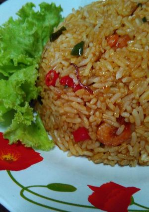 Foto resep Nasi goreng saus udang