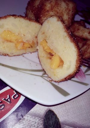 O poză a rețetei Gomboți cu piersici 🍑.