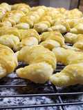 Medialunas de manteca sin gluten