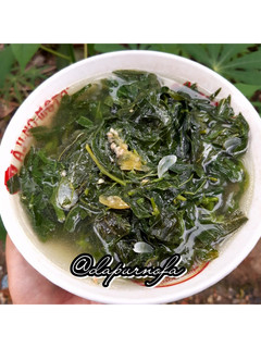 Foto resep 04. Sayur Bening Daun Singkong