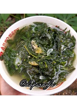 Foto resep 04. Sayur Bening Daun Singkong