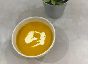 Une photo de Soupe de potiron au mc connect