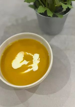 Une photo de Soupe de potiron au mc connect