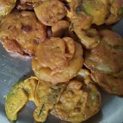 A picture of Kaddu fritters.