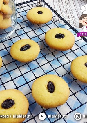 Foto resep Simple Vegan Butter Cookies alaMetut 👩‍🍳