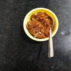 A picture of Aate ka halwa.