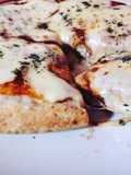 Pizza de harina integral y avena