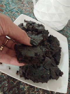 عکسی از دستور براونی رژيمي بدون روغن وارد وشکر