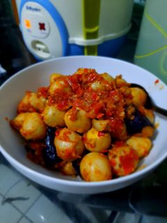 Foto resep Balado Terong Telor Puyuh