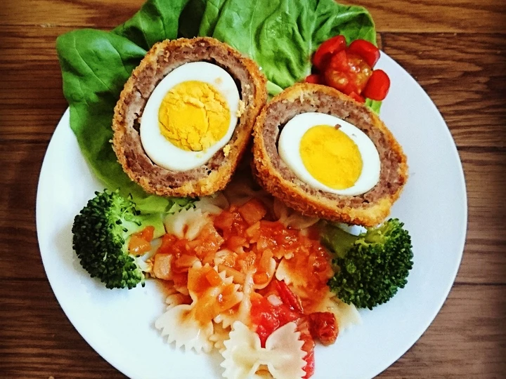 Langkah Mudah untuk Menyiapkan Resep  Scotch Egg yang Bikin Ngiler, Lezat