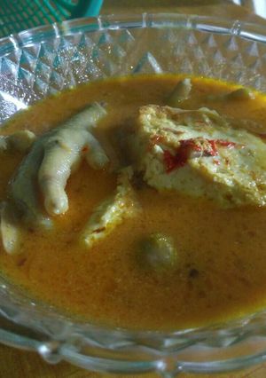 Foto resep Lodeh Ceker dan Tahu