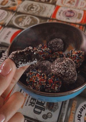Una foto de Trufas de chocolate