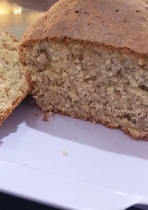 Una foto de Budín de bananas