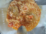 Estofado de albóndigas con arroz
