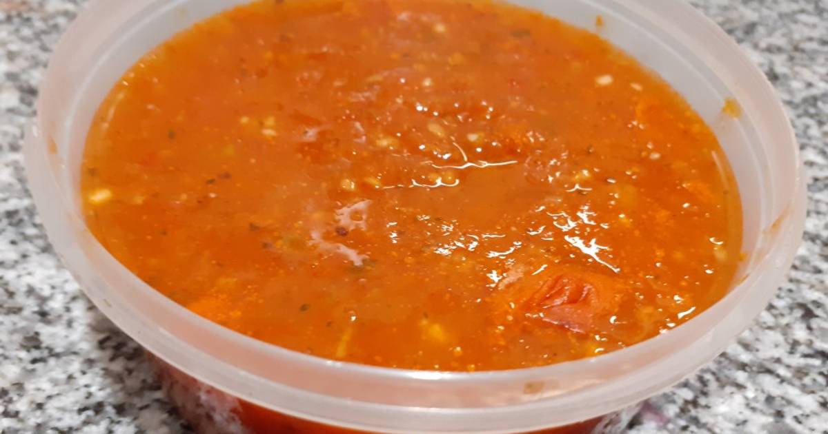 Salsa para pizza 243 recetas caseras Cookpad