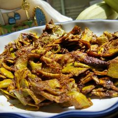 A picture of Ghiya ke chilke ki sabji.